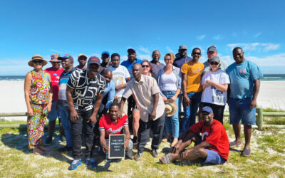 Annual staff braai with HPM Groundsman